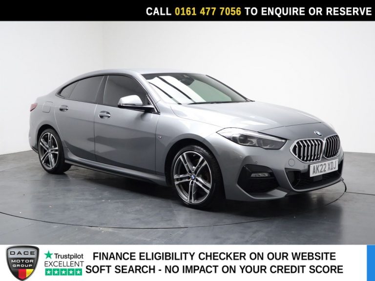 Used 2022 GREY BMW 2 SERIES GRAN COUPE Saloon 1.5 218i M Sport Saloon 4dr Petrol DCT Euro 6 (s/s) (136 ps) PETROL (reg. 2022-05-30) (Automatic) for sale in Stockport
