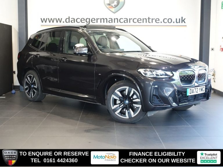 Used 2022 GREY BMW IX3 SUV 80kWh M Sport SUV 5dr Electric Auto (286 ps) ELECTRIC (reg. 2022-12-23) (Automatic) for sale in Stockport
