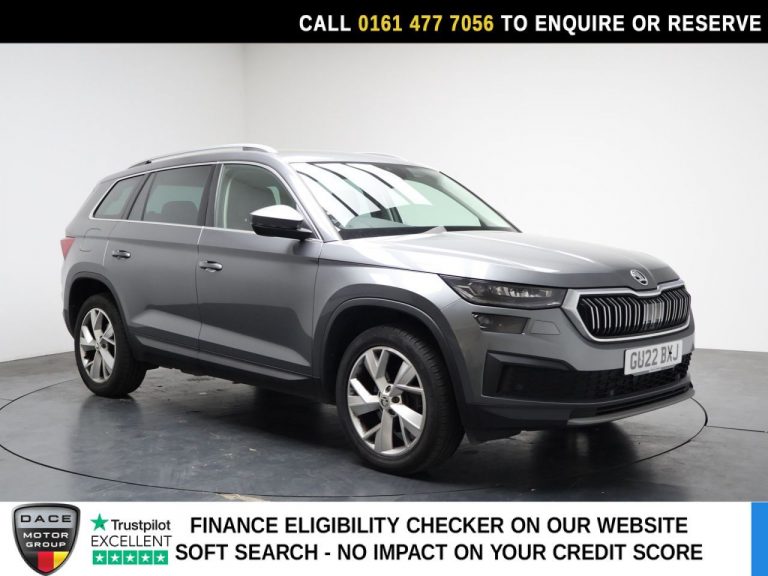Used 2022 GREY SKODA KODIAQ SUV 1.5 TSI ACT SE L SUV 5dr Petrol DSG Euro 6 (s/s) (7 Seat) (150 ps) PETROL (reg. 2022-03-13) (Automatic) for sale in Stockport