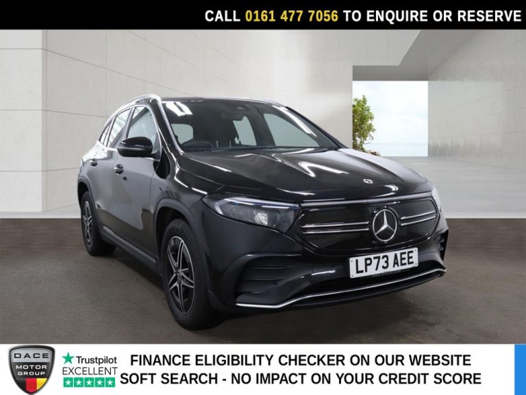 Used 2023 BLACK MERCEDES-BENZ EQA SUV EQA 300 66.5kWh AMG Line SUV 5dr Electric Auto 4MATIC (228 ps) ELECTRIC (reg. 2023-12-04) (Automatic) for sale in Stockport