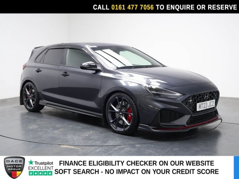 Used 2023 GREY HYUNDAI I30 Hatchback 2.0 T-GDi N Performance Hatchback 5dr Petrol DCT Euro 6 (s/s) (280 ps) PETROL (reg. 2023-04-23) (Automatic) for sale in Stockport