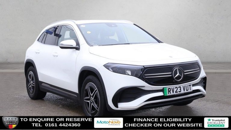 Used 2023 WHITE MERCEDES-BENZ EQA SUV EQA 250+ 70.5kWh AMG Line SUV 5dr Electric Auto (190 ps) ELECTRIC (reg. 2023-06-14) (Automatic) for sale in Stockport