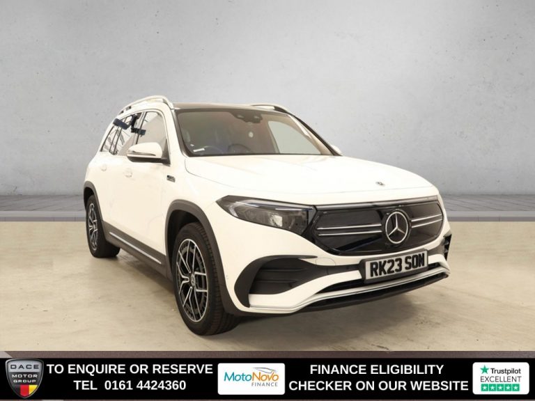 Used 2023 WHITE MERCEDES-BENZ EQB SUV EQB 350 66.5kWh AMG Line (Premium) SUV 5dr Electric Auto 4MATIC (292 ps) ELECTRIC (reg. 2023-03-16) (Automatic) for sale in Stockport