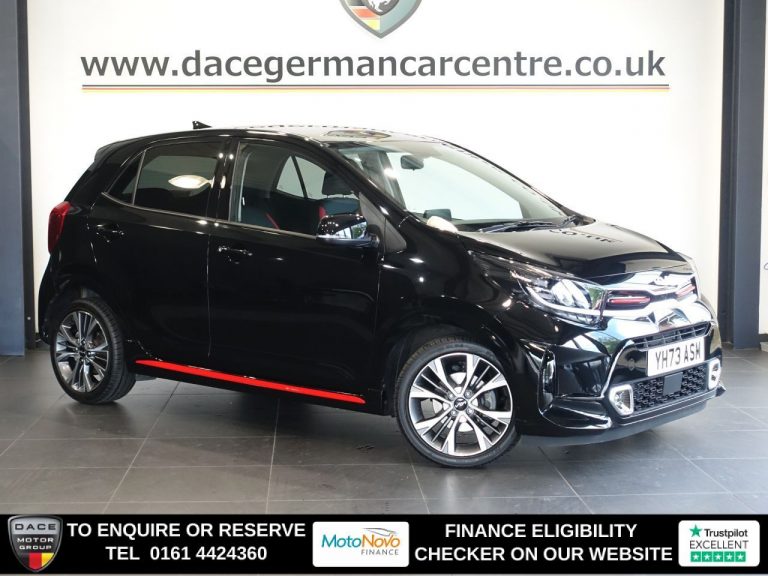 Used 2024 BLACK KIA PICANTO Hatchback 1.0 DPi GT-Line Hatchback 5dr Petrol AMT Euro 6 (s/s) (66 bhp) PETROL (reg. 2024-02-20) (Automatic) for sale in Stockport