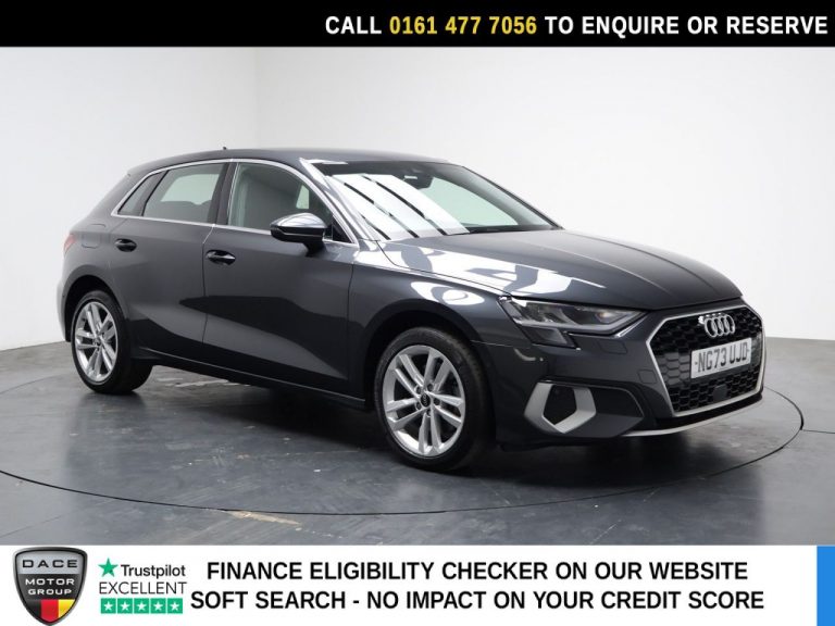 Used 2024 GREY AUDI A3 Hatchback 1.4 TFSIe 40 Sport Sportback 5dr Petrol Plug-in Hybrid S Tronic Euro 6 (s/s) 13kWh (204 ps) PETROL PLUG-IN HYBRID (reg. 2024-02-07) (Automatic) for sale in Stockport